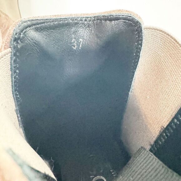 Tod’s Logo Suede Chelsea Pull-On Bootie in Brown Women’s Size 37- Run Large - Picture 10 of 10